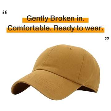 Stylish and Durable KB-Low Cotton Dad Hat - Adjustable