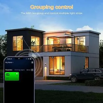 Sumaote Single Color LED Strip Lights WiFi Controller, Compatible with Android iOS Works for 5050 3528 COB LED Light Strips, 5V-28V, Voice Control, Dimmable, Timing Function