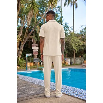 Men's Stylish Matching Shirt and Pant Set for Casual Wear