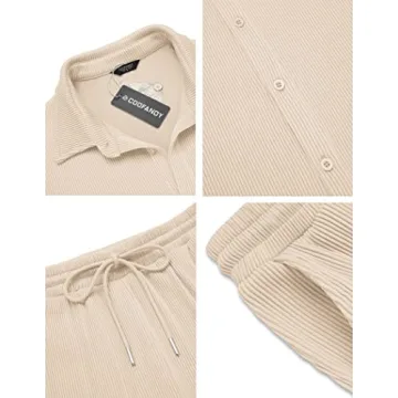 Men's Stylish Matching Shirt and Pant Set for Casual Wear