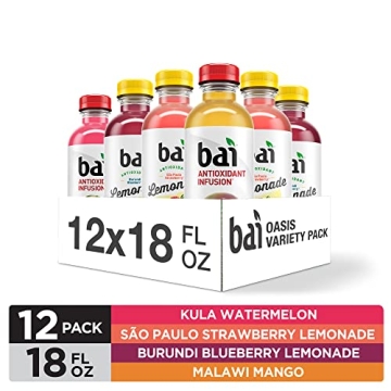 Bai Flavored Water Oasis Variety Pack Enjoy Healthy Hydration