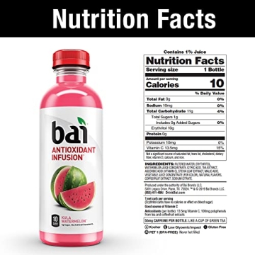Bai Flavored Water Oasis Variety Pack Enjoy Healthy Hydration