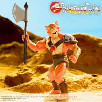Super7 Thundercats Vintage Figures Wave 01 - Jackalman Action Figure