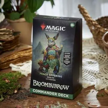 Magic: The Gathering Bloomburrow Commander Deck - Peace Offering (100-Card Deck, 2-Card Collector Bo...