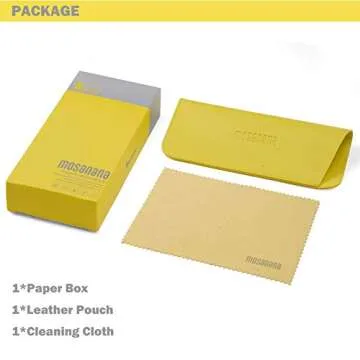 mosanana Trendy Rectangle Sunglasses for Women Men Model-TRACER