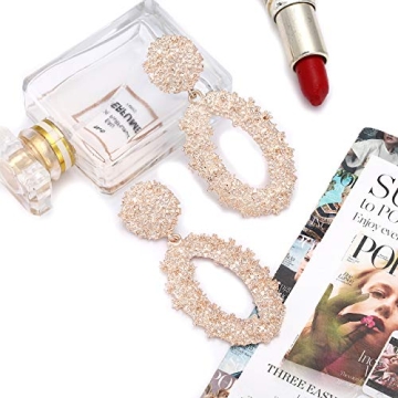 Gorgeous Boho Textured Drop Earrings for Women