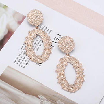 Gorgeous Boho Textured Drop Earrings for Women