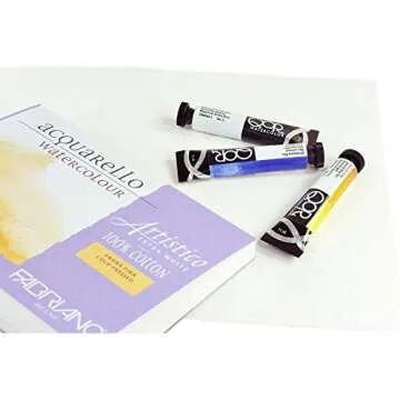 Fabriano Artistico 140 lb. Cold Press 20 Sheet Block 9x12" - Extra White