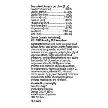 Breeder's Edge Oxy Momma Nursing & Recovery Supplement - 40ct Soft Chews