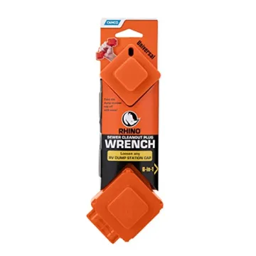 Camco RhinoFLEX RV Sewer Wrench 6-in-1 Tool for Easy Use