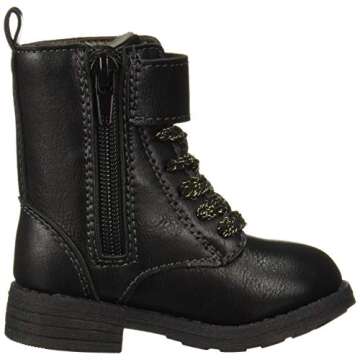 Carter's Girl's Blaire2 Ankle Boot, Black, 12 Little Kid