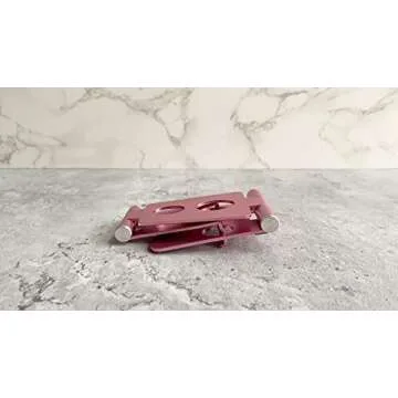 Stylish Pink Phone Stand - Ahdeau Foldable Aluminum Dock