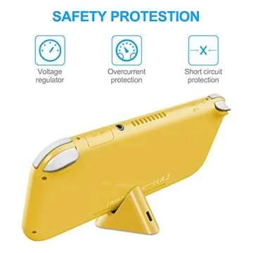 Portable Charging Dock for Nintendo Switch Lite - Yellow
