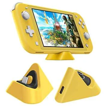 Portable Charging Dock for Nintendo Switch Lite - Yellow