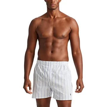 POLO Ralph Lauren Men's Classic Cotton Woven Boxers 3-Pack