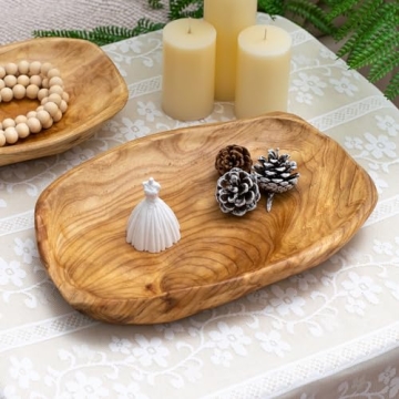 Unique Cospring Root Wood Dish for Chic Home Organization