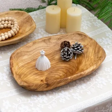 Unique Cospring Root Wood Dish for Chic Home Organization