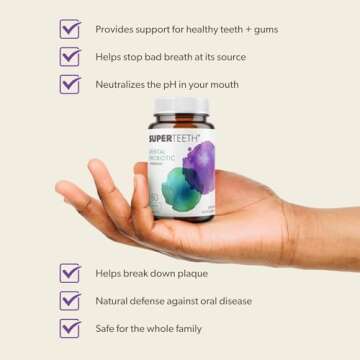 SuperTeeth Dental Probiotic for Healthy Teeth & Fresh Breath