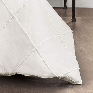 Elegant Lush Decor Diamond Pom Pom Comforter King Set