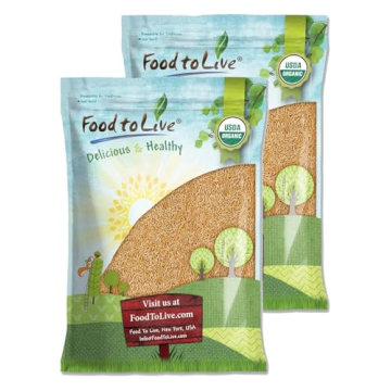 Food to Live Organic KAMUT Khorasan Wheat Berries – Nutritional Whole Grain, 25 Pounds