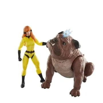 Marvel Legends Crystal and Lockjaw Action Figures for Collectors