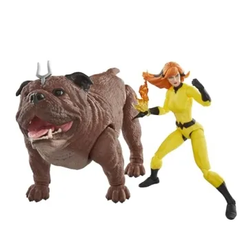 Marvel Legends Crystal and Lockjaw Action Figures for Collectors