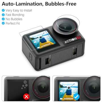AMAZEAR DJI Osmo Action 5 Pro Tempered Glass Protectors