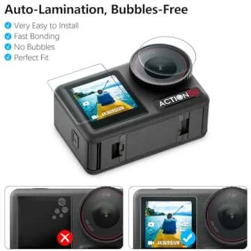 AMAZEAR DJI Osmo Action 5 Pro Tempered Glass Protectors