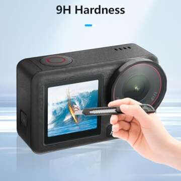 AMAZEAR DJI Osmo Action 5 Pro Tempered Glass Protectors