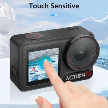 AMAZEAR DJI Osmo Action 5 Pro Tempered Glass Protectors