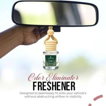 Car Air Freshener Hanging (Pack of 2) | Pine Car Scent | Cute Car Fragance Oil Diffuser | Car Fresheners for Women and Men | Holiday Edition | Made in USA | Buy 2+ and Save 33%*