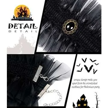 L'VOW Ruffle Neck Collar Victorian Costume Chic Choker