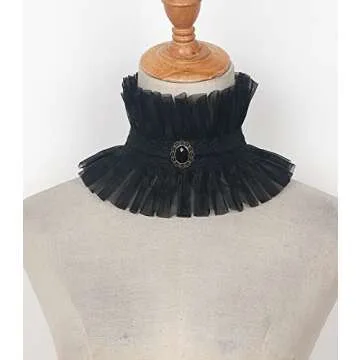 L'VOW Ruffle Neck Collar Victorian Costume Chic Choker