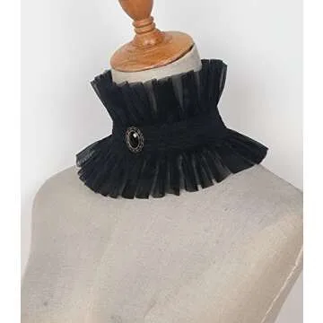 L'VOW Ruffle Neck Collar Victorian Costume Chic Choker