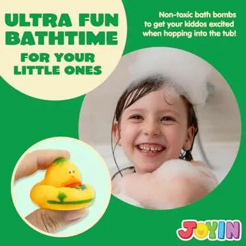 JOYIN 60 Pcs Rubber Ducks, Random Assortment Ducks Bulk with Mesh Carry Bag, Mini Rubber Duckies for Toddler Baby Bath Toys, Kids Bath Pool Toys Birthday Gifts Party Favors