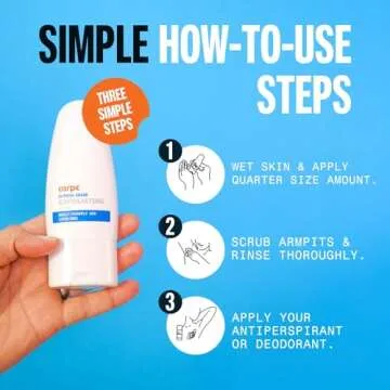 Carpe Exfoliating Underarm Scrub for Men and Women