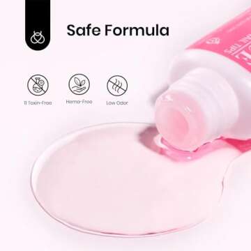 Beetles 10ML Super Strong Nail Glue for Press Ons, Nail Tips, Acrylic Nails No Uv Light Needed Nail Bond Brush in Nail Glue for Press On Nails Fake Nails Long Lasting Nails Glue for Beginners DIY Home