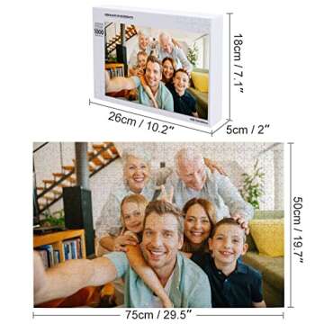 Custom Photo Puzzle 1000 Pieces - ATOOZ Personalized Gift for Any Occasion