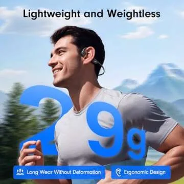 Yomdud Bone Conduction Headphones | Lightweight Wireless & Waterproof Sports Headphones