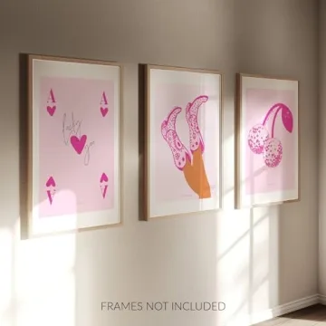 LARKINROAD Positive Affirmation 3 Posters Set for Uplifted Spaces