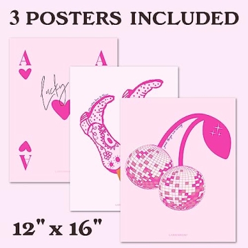 LARKINROAD Positive Affirmation 3 Posters Set for Uplifted Spaces