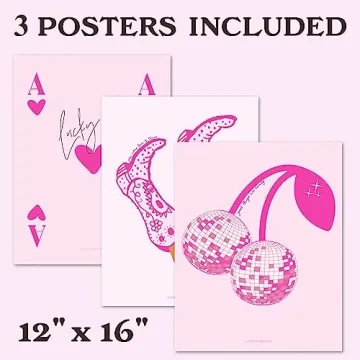 LARKINROAD Positive Affirmation 3 Posters Set for Uplifted Spaces