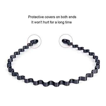 Metal Hair Hoop Band for Unisex Fashionable Headwear