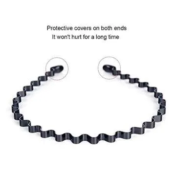 Metal Hair Hoop Band for Unisex Fashionable Headwear