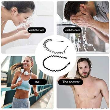 Metal Hair Hoop Band for Unisex Fashionable Headwear