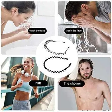 Metal Hair Hoop Band for Unisex Fashionable Headwear