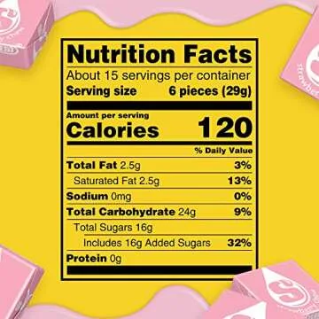 STARBURST All Pink Fruit Chews Chewy Candy Bulk Pack, Sharing Size, 15.6 Ounce (Pack of 6)