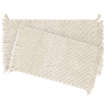 French Connection Arta Bath Rug - Stylish & Soft Cotton