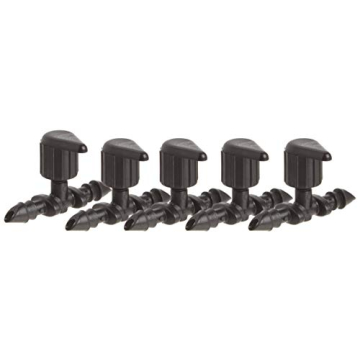 Orbit 67404 5-Pack 1/4-Inch Barb Shut-Off Valve for Irrigation