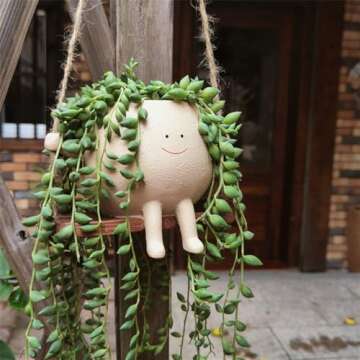 Swing Face Planter for Indoor and Outdoor Plants